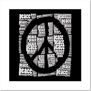 PEACE Peace Peace Symbol Posters and Art